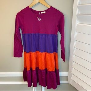 Hanna Andersson Ruffle Skirt Long Sleeve 140 (10 )